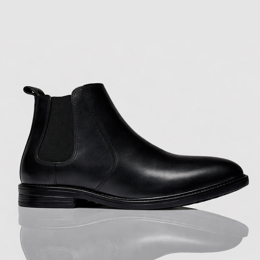 LEATHER CHELSEA BLACK